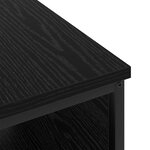 vidaXL Cabinet de chevet Chêne noir 28.1 x 40.9 x 75 cm