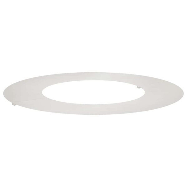 vidaXL Anneau d'arbre plat Argent Ø40 / 70 cm Acier inoxydable