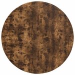 vidaXL Plateau de table Chêne fumé 50 x 50 x 1 5 cm Bois d'ingénierie