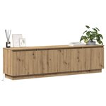 vidaXL Meuble TV Chêne artisanal 180 x 38 x 49 cm Bois d'ingénierie