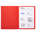 Paquet De 100 Chemises Forever® 220 100  Recyclé - 24x32cm - Rouge - X 5 - Exacompta