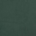 vidaXL Tête de lit avec oreilles Vert foncé 93x16x118/128 cm Velours