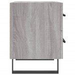 vidaXL Tables de chevet 2 Pièces sonoma gris 40x35x47 5 cm