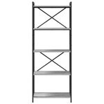 vidaXL Étagère Sonoma gris 60 x 30 x 155 cm Bois d'ingénierie