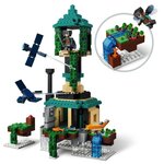Lego 21173 minecraft la tour du ciel jouet pour garçons et filles avec figurines de pilote  chat et 2 phantoms volants