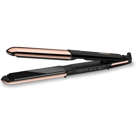 BaByliss ST482E - Lisseur BaByliss straight & curl brillance - 5 températures jusqu'a 235°C - Plaques 28 mm en titane véritable