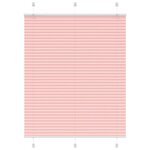 vidaXL Store plissé rose 105x150 cm largeur du tissu 104 4cm polyester