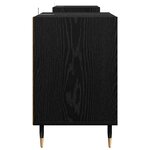 vidaXL Meuble TV Chêne noir 160 x 35 x 55 cm Bois d'ingénierie