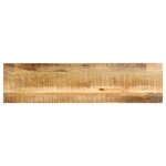 vidaXL Table console 140 x 35 x 76 cm Bois de manguier massif brut