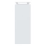 vidaXL Table console blanc 102x30x80 cm bois d'ingénierie