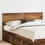 vidaXL Tête de lit Bois Ancien 160 cm Bois d'ingénierie