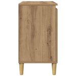 vidaXL Armoire d'évier chêne artisanal 58x33x60 cm bois d'ingénierie