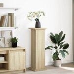 vidaXL Piédestal avec rangement chêne sonoma bois d'ingénierie
