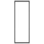 vidaXL Portant de bois de chauffage Noir mat 110x28x312 cm Acier