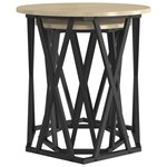 Tables d'appoint vidaXL 2 Pièces en bois d'ingénierie chêne Sonoma
