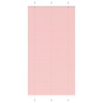 vidaXL Store plissé rose 110x200 cm largeur du tissu 109 4cm polyester