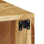 VidaXL Meuble TV mural 60x30x19 cm bois massif d'acacia