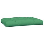 vidaXL Coussins de palette lot de 2 vert tissu