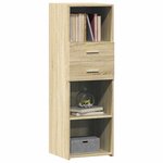 vidaXL Buffet haut chêne sonoma 40x42 5x124 cm bois d'ingénierie