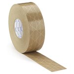 Bande gommée armée chaîne et trame 130 g/m² 60 mm x 150 m (lot de 12)