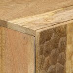 vidaXL Buffet 60x33x100 cm bois de manguier massif