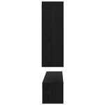 vidaXL Ensemble meuble TV 5 Pièces Chêne Noir Moyen 30 5 x 30 x 90 cm