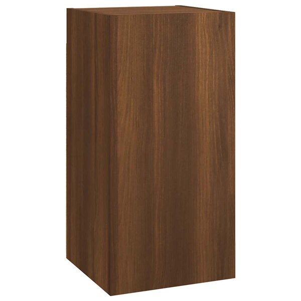 vidaXL Meuble TV Chêne marron 30 5x30x60 cm Bois d'ingénierie