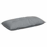 vidaXL Coussin de Dos Gris clair 100 x 19 x 50 cm tissu