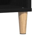 vidaXL Table basse Chêne noir 60 x 60 x 30 cm Bois d'ingénierie
