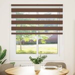 vidaXL Store zèbre marron 120x150cm largeur du tissu 115 9cm polyester