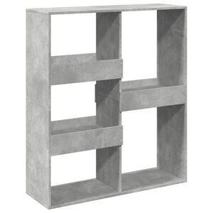 vidaXL Bibliothèque/Séparateur de pièce gris béton 100x33x115 cm