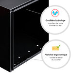 Boite aux lettre  Allure 2 portes  noir 9005M
