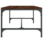 vidaXL Table basse Chêne marron 80x50x35 cm Bois d'ingénierie