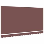 vidaXL Toile de rechange pour store banne Marron 400 x 200 cm Toile