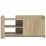 vidaXL Table basse chêne sonoma 100x50x50 cm bois d'ingénierie