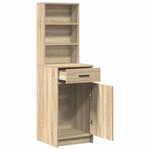 vidaXL Haut Armoire Chêne sonoma 40 x 40 5 x 135 cm Bois d'ingénierie