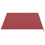 vidaXL Tissu de remplacement pour auvent Bordeaux rouge 4x3 m