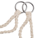 Tectake Fauteuil suspendu GRAZIA - beige