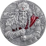 Pièce de monnaie en Argent 2000 Francs g 62.2 (2 oz) Millésime 2025 Way to Valhalla KING CNUT THE GREAT