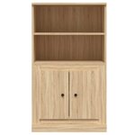vidaXL Buffet haut chêne sonoma 60x35 5x103 5 cm bois d'ingénierie