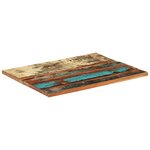 vidaXL Dessus de table rectangulaire 60x80 cm 25-27 mm Bois récupéré