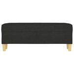 vidaXL Banc Noir 100x35x41 cm Tissu
