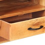 Vidaxl meuble tv 116x30x40 cm bois d'acacia massif