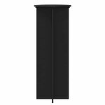 vidaXL Support de Plante 2 pièces Noir Ø40 x 100 cm Bois d'ingénierie