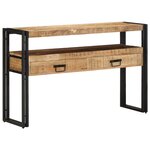 vidaXL Table console Marron 120 x 33 x 75 cm bois de manguier massif