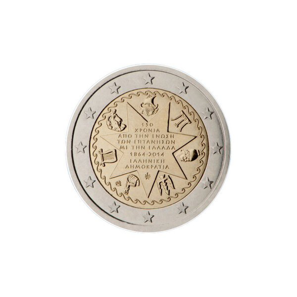 Gréce 2014 - 2 euro commémorative iles ioniennes