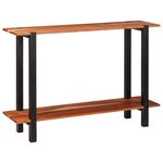 vidaXL Table console Marron 110 x 30 x 75 cm Bois d'acacia massif