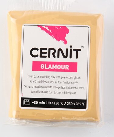 Pâte Cernit Glamour 56 g Or (050) - Cernit