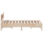 vidaXL Cadre de lit sans matelas 150x200 cm bois de pin massif