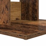 vidaXL Table d'appoint Bois ancien 45 x 40 x 62 5 cm Bois d'ingénierie